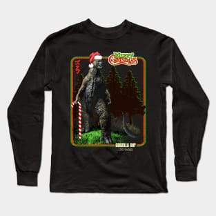 Godzilla christmas Long Sleeve T-Shirt